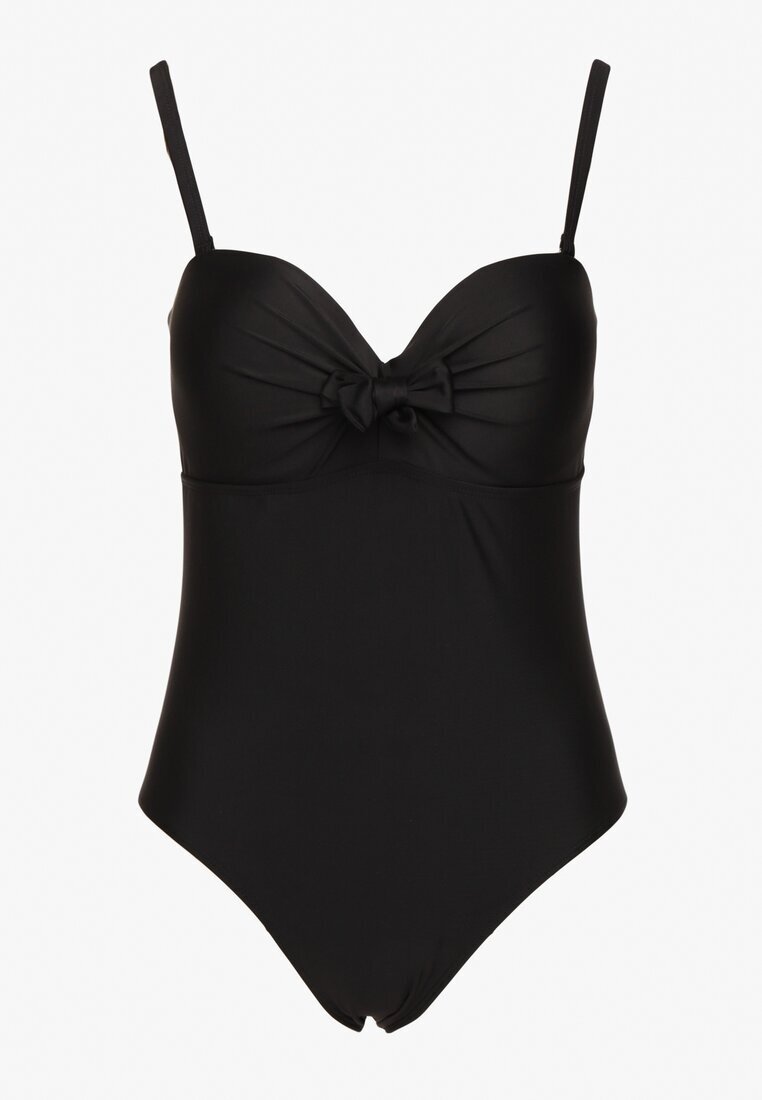 rosse line Costum de baie Negru cu legătură ornamentală Temelea