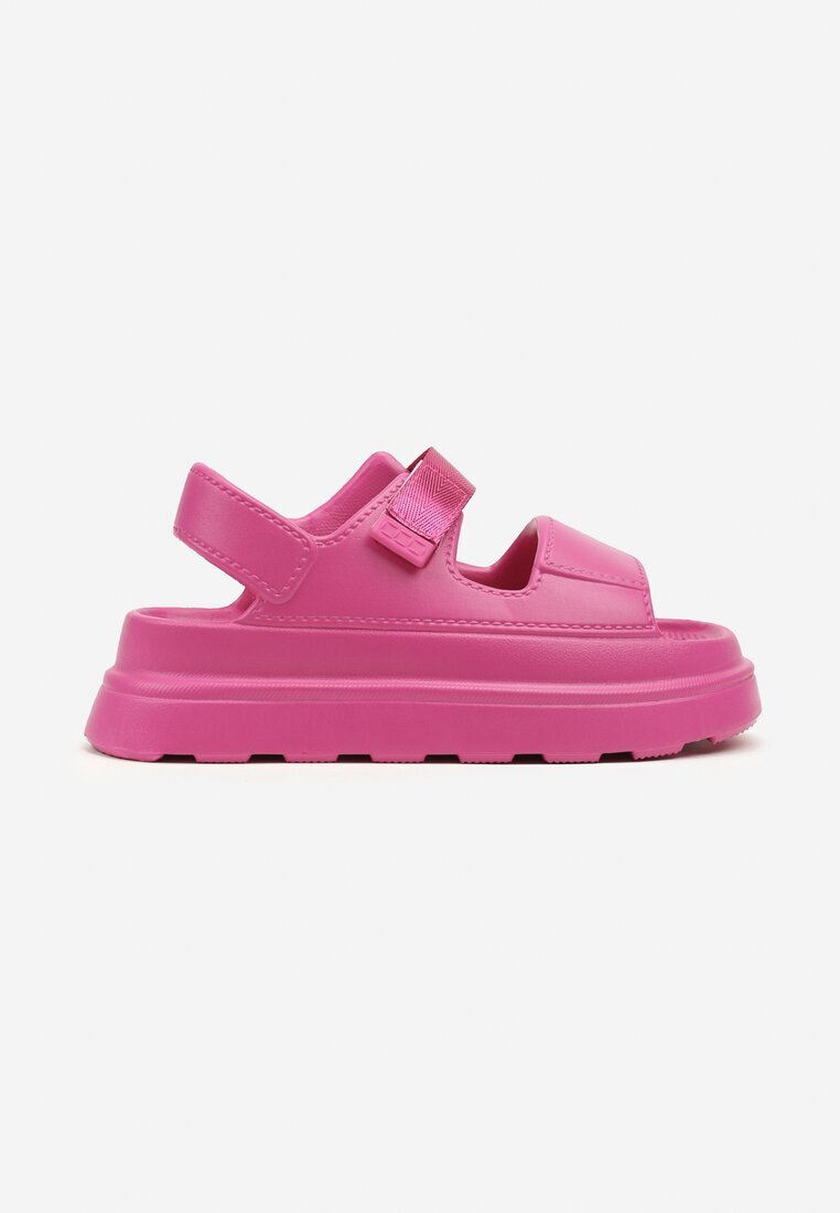  Sandale Fucsia cu platformă în stil sportiv Lisilia