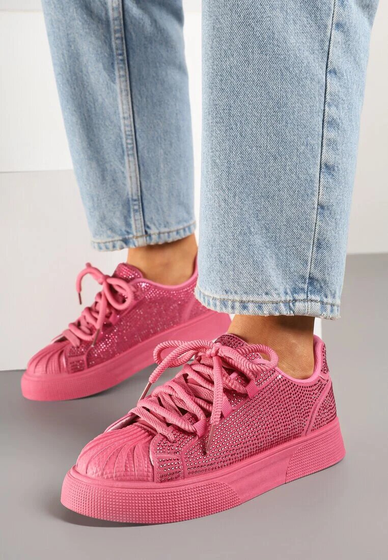 seastar Adidași Fucsia cu Talpă Groasă cu Zirconiu Lisariana