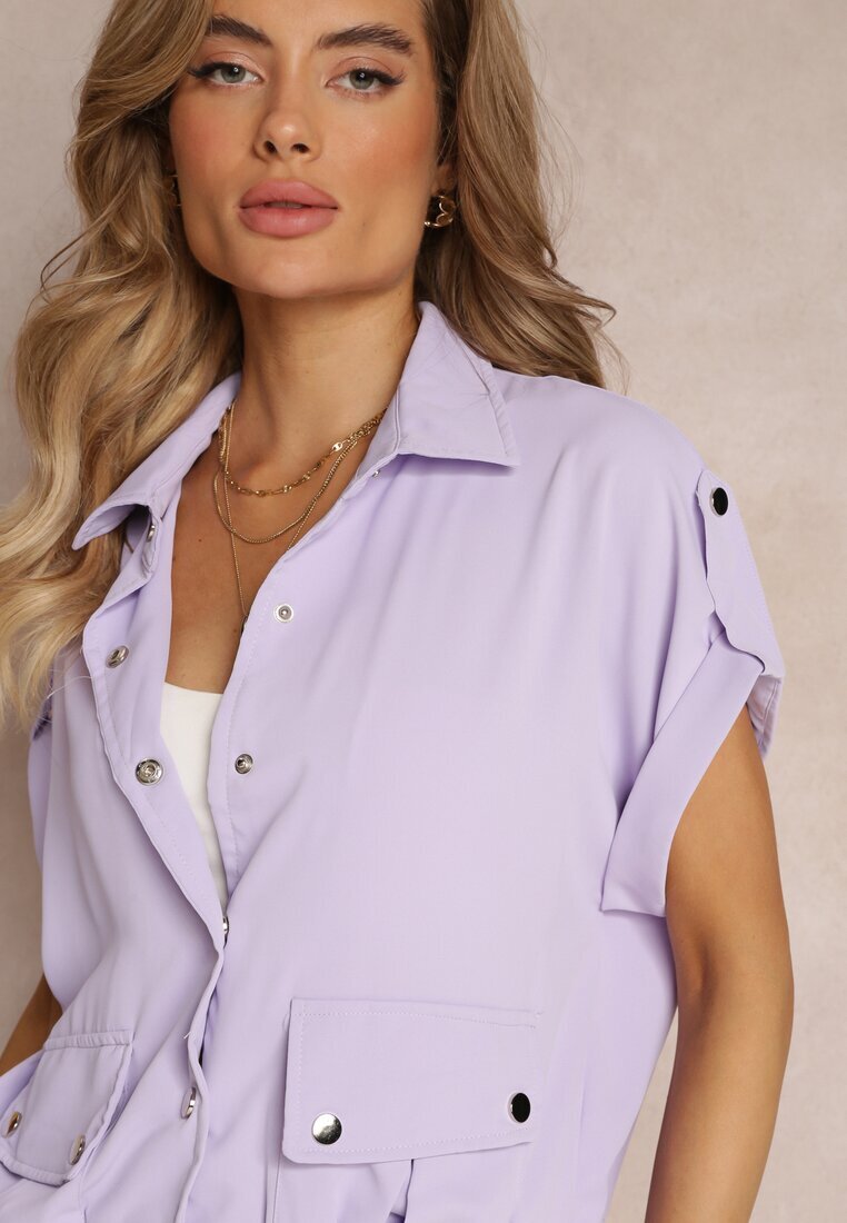  Set 2 piese Mov cu Bluză și Pantaloni Ezrala