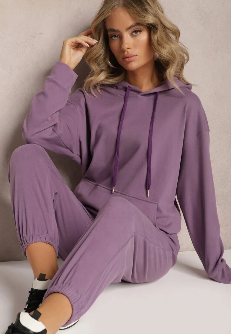  Set de Trening Mov cu Bluză și Pantaloni Ciranova