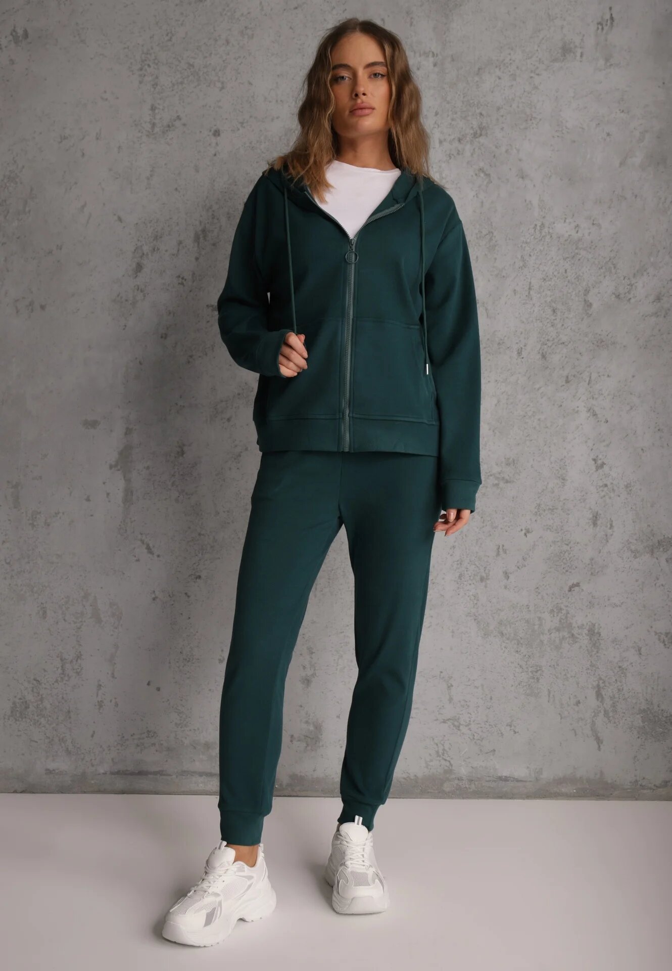  Set de Trening Verde din 2 piese cu Bluză și Pantaloni Seraphira