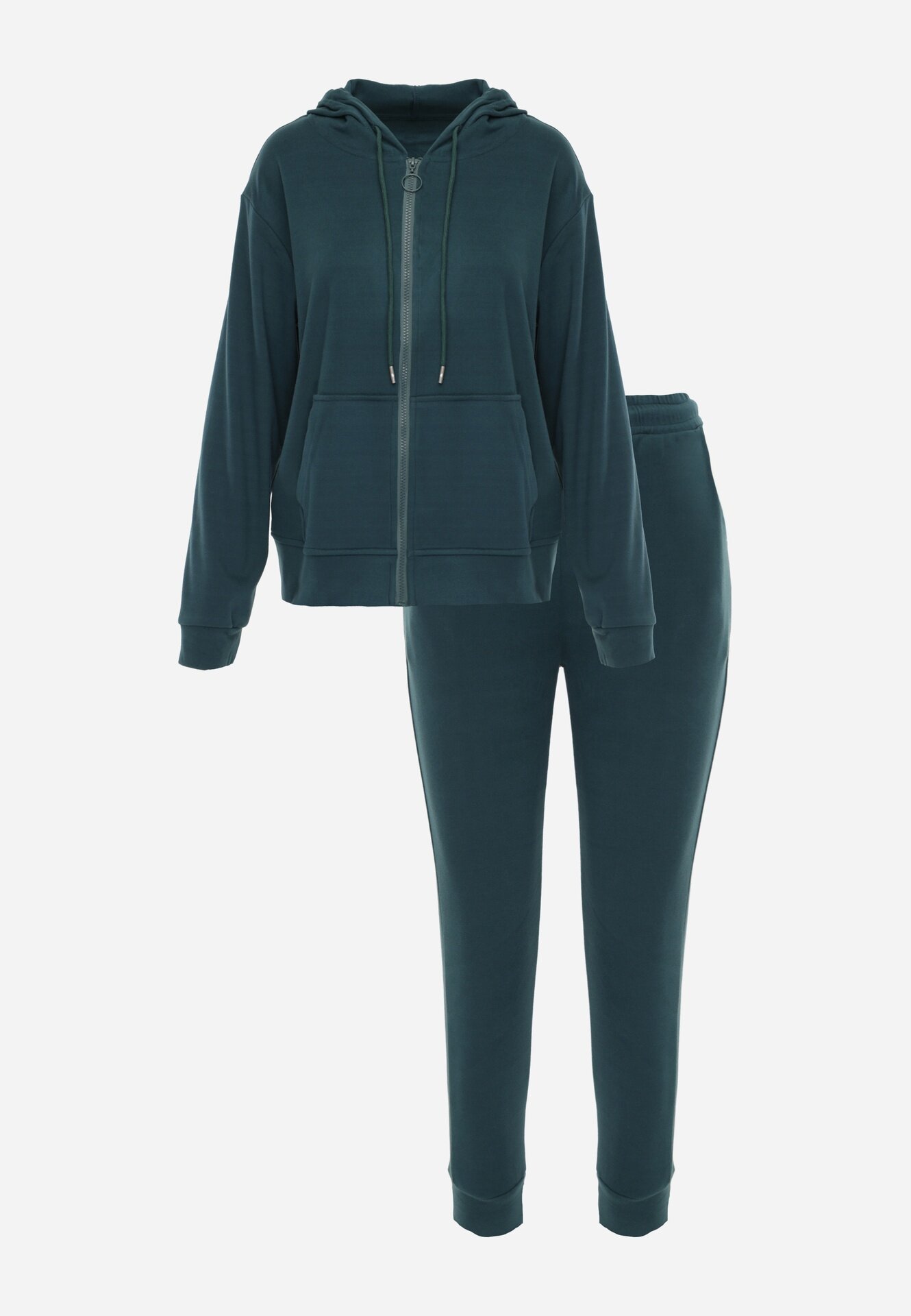  Set de Trening Verde din 2 piese cu Bluză și Pantaloni Seraphira