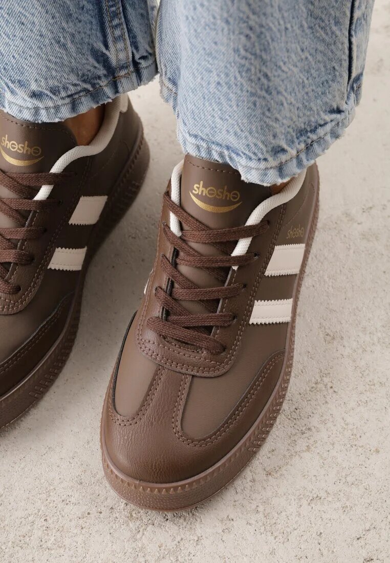 shosho Sneakers Maro Sport cu Benzi Decorative și Cusături Wenilan