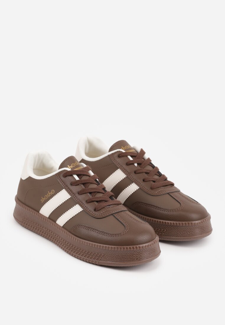 shosho Sneakers Maro Sport cu Benzi Decorative și Cusături Wenilan