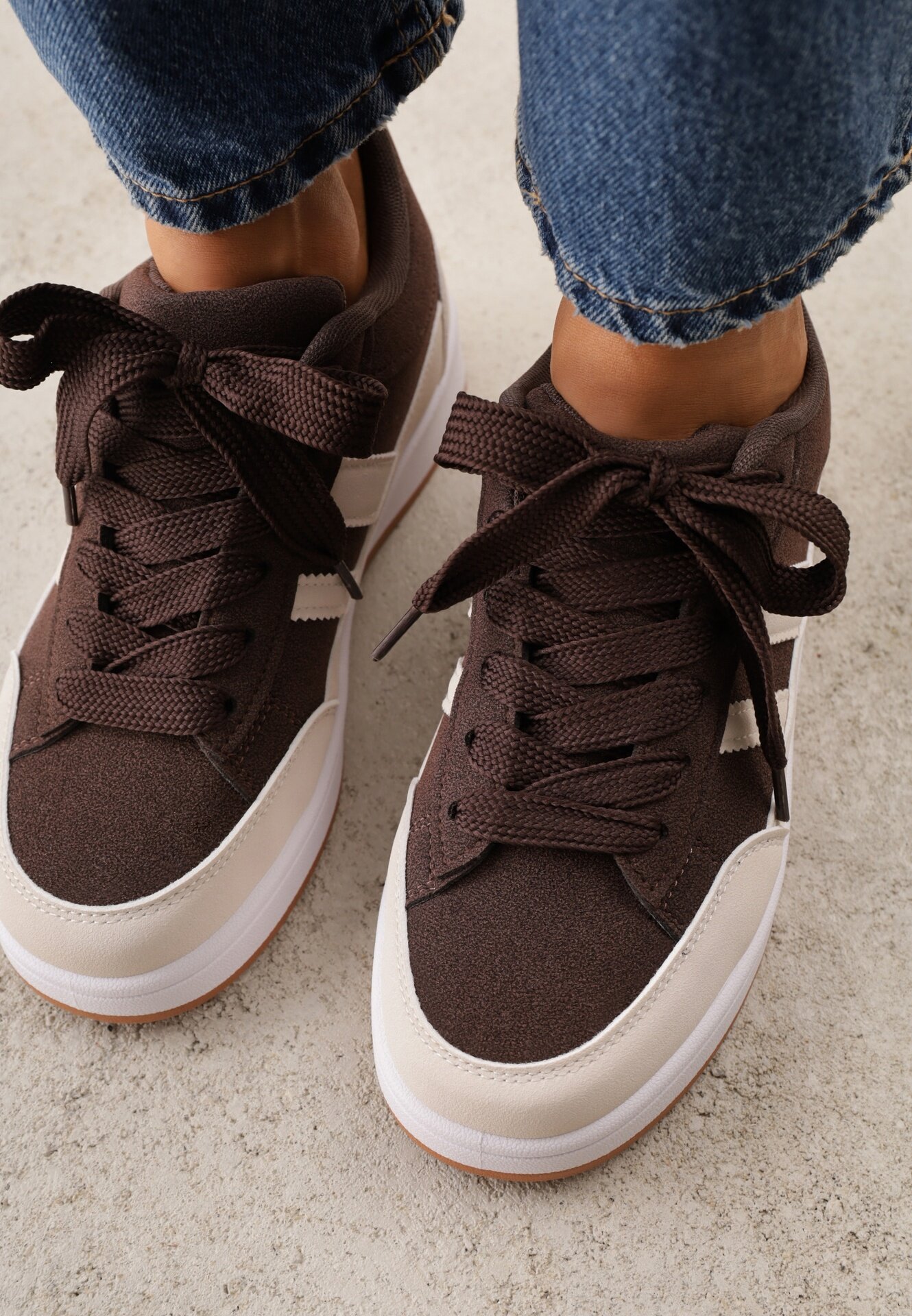  Sneakers Basic cu dungi laterale Adila Maro