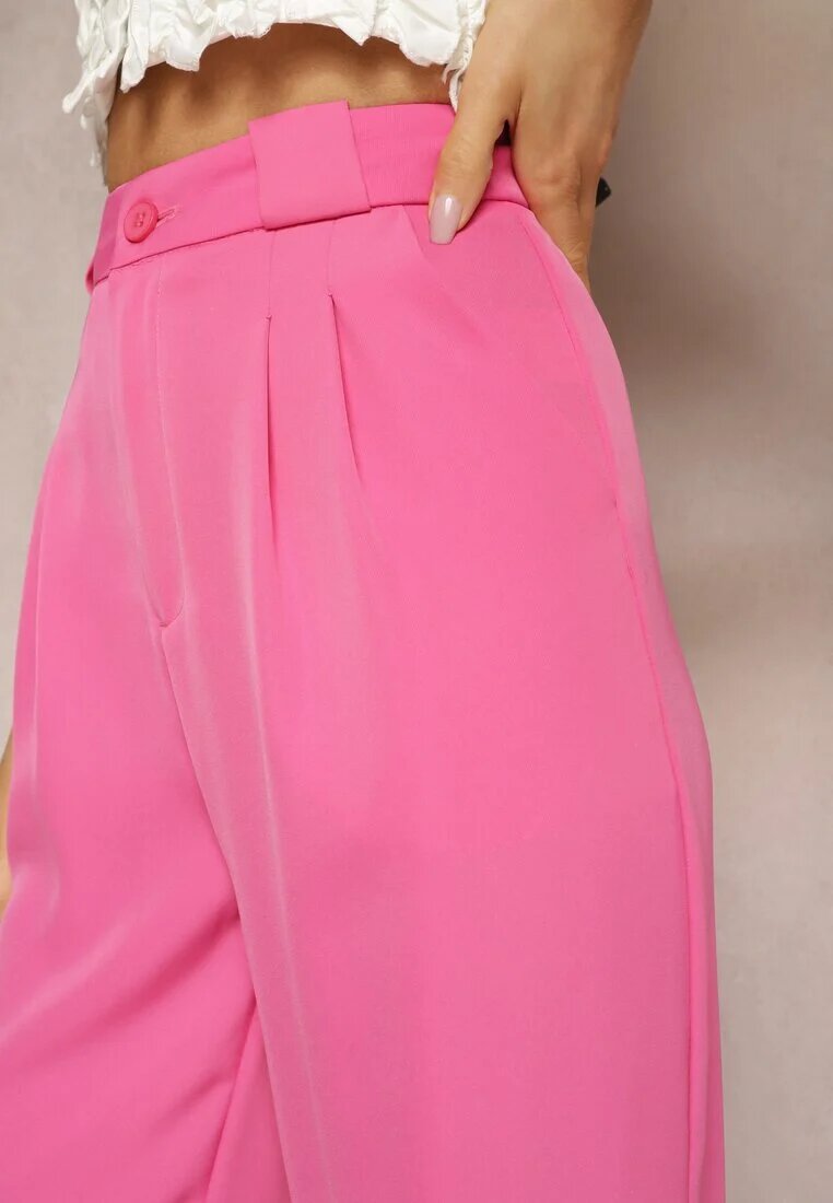 sophyline Pantaloni Fucsia Elegante cu fermoar Andantino