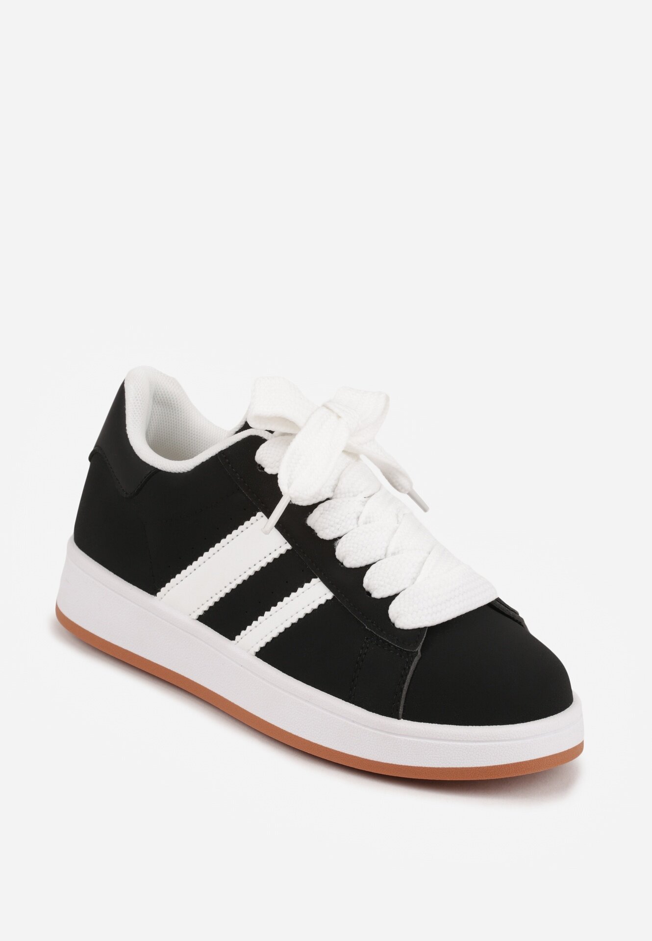 sport Adidași Negri Decorați Cu motiv de dungi Flortewi