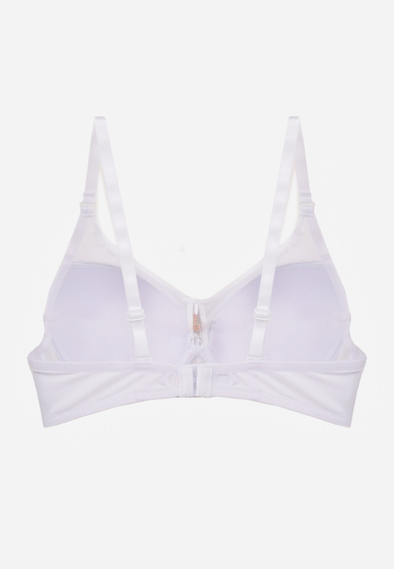  Sutien Alb Full Cup Decorat Cu Dantelă Raviera