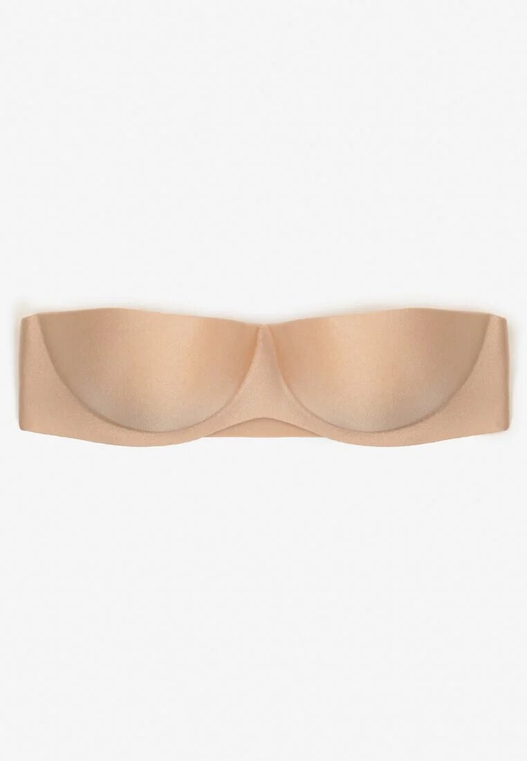  Sutien Bej Bardotă Push-up cu Bretea Suplimentară Miviene