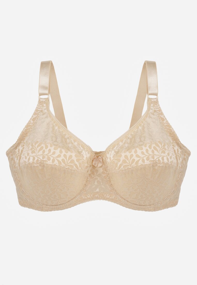  Sutien bej deschis Full Cup cu bretele reglabile Posofia