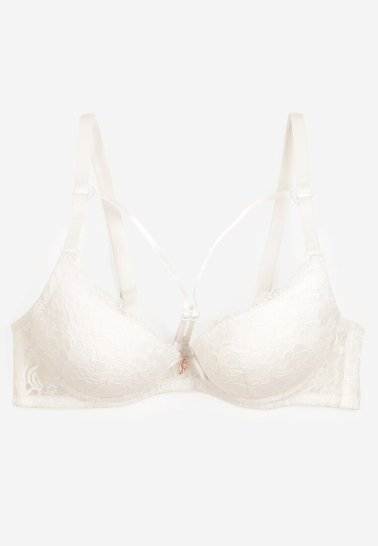  Sutien Bej deschis Full Cup cu Dantelă Tinallore