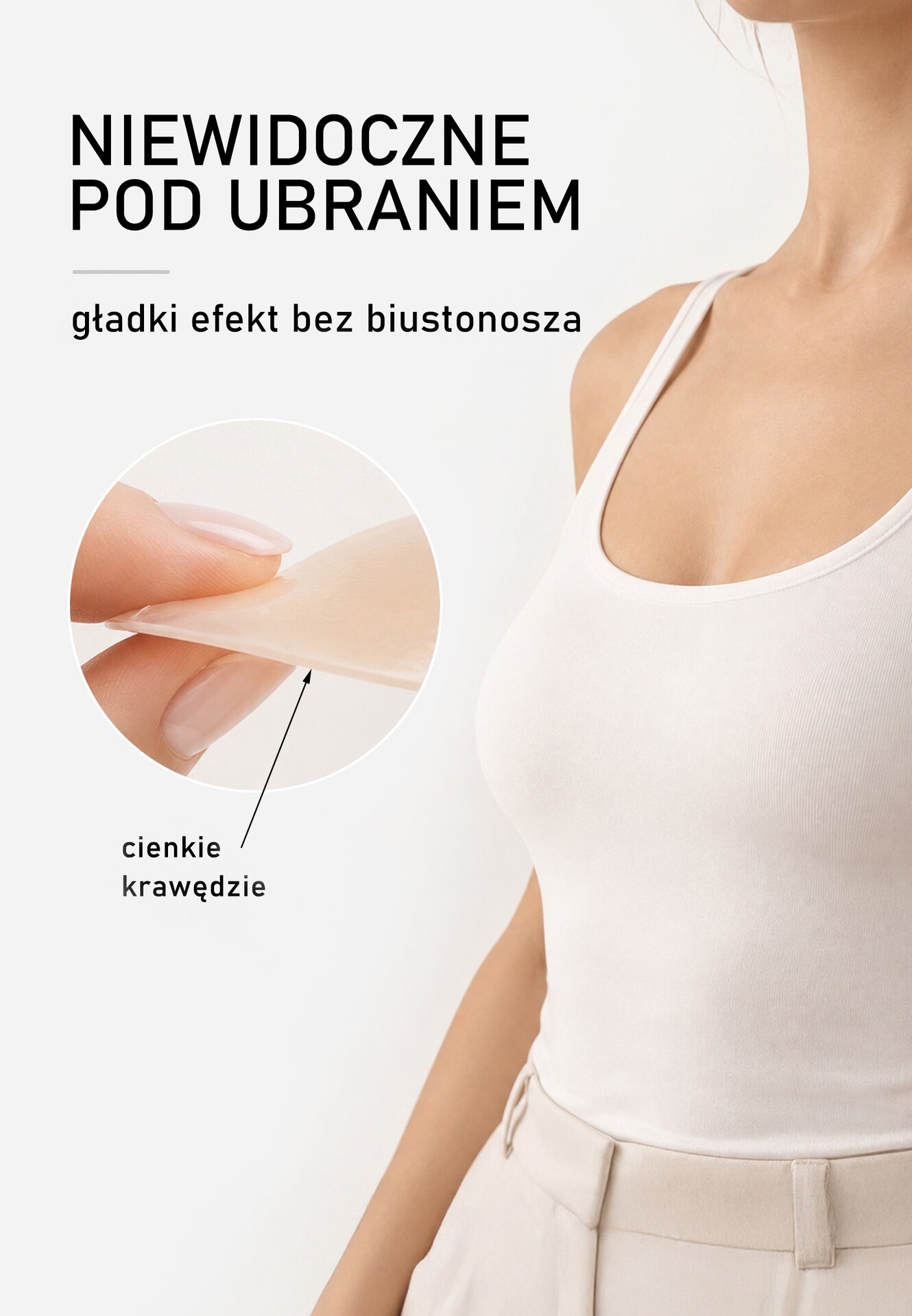  Sutien Bej Silicon Autoadeziv Pirenale