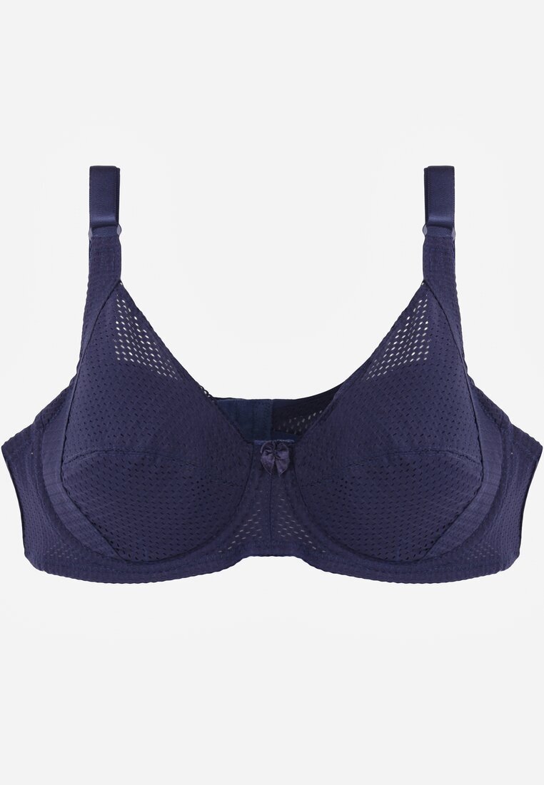  Sutien clasic bleumarin cu bretele reglabile Imoni