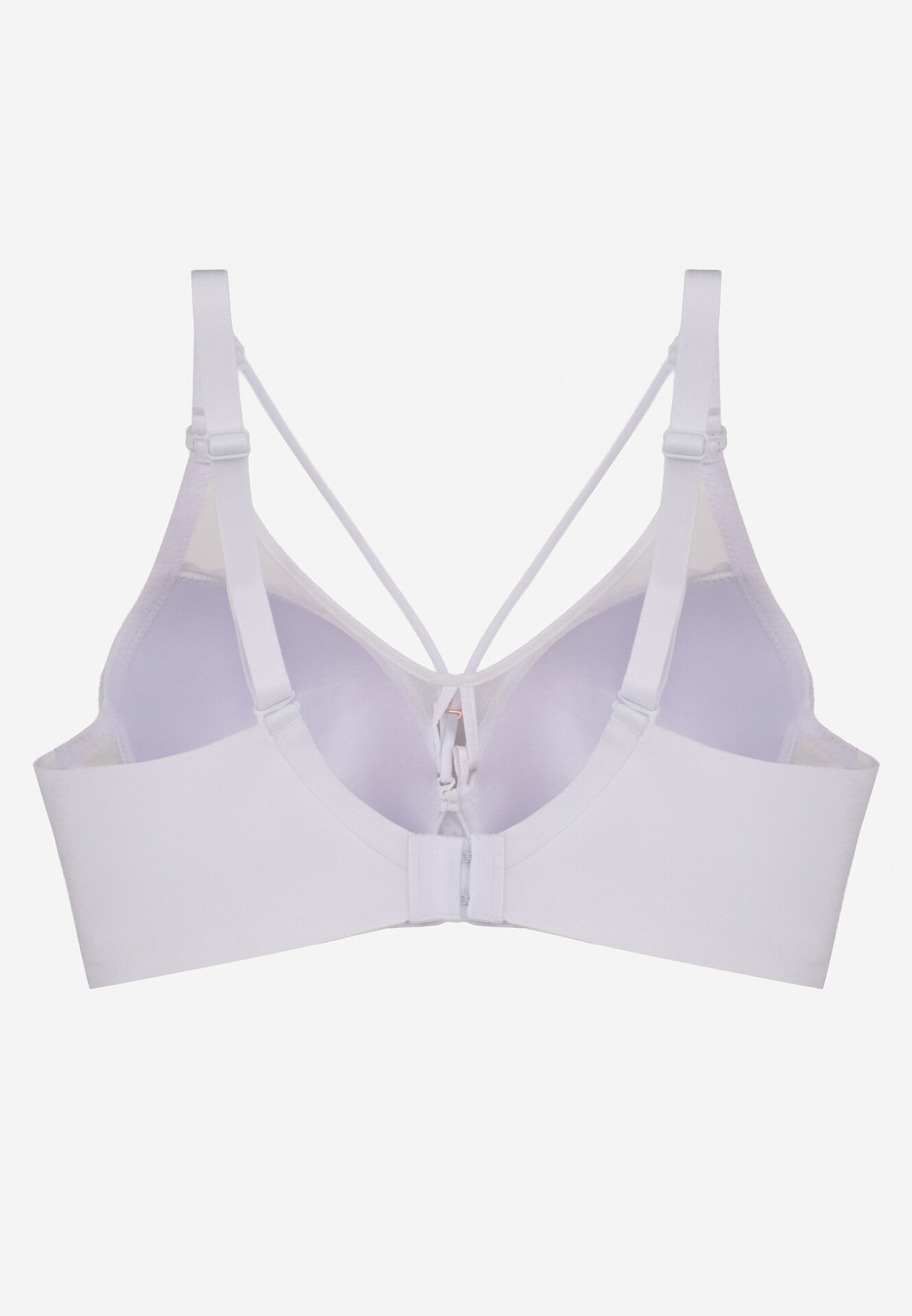 Sutien din dantelă Alb Full Cup cu bretele reglabile Nestalily