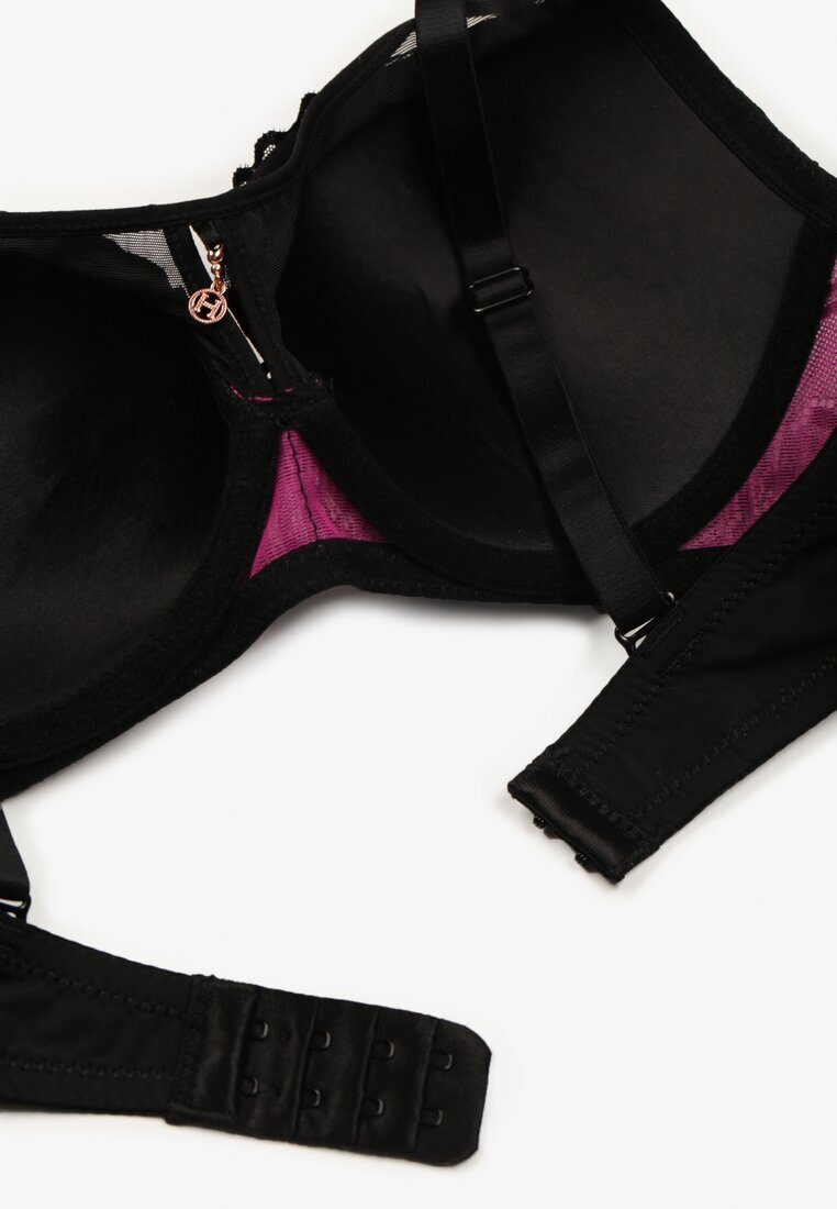  Sutien Fucsia Full Cup Decorat cu Dantelă Raviera