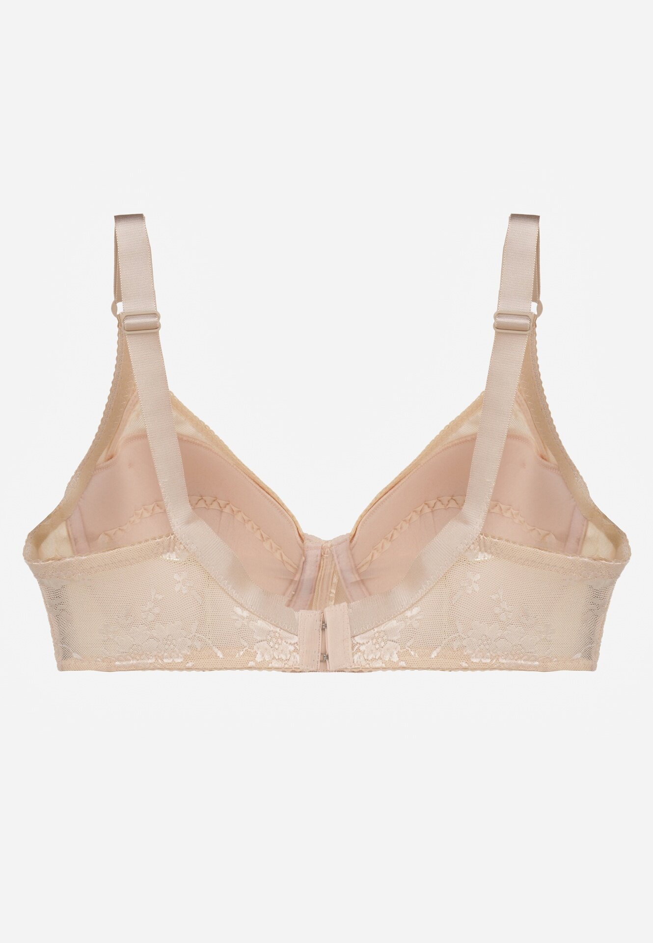 Sutien Full Cup Bej deschis cu dantelă Vikonie