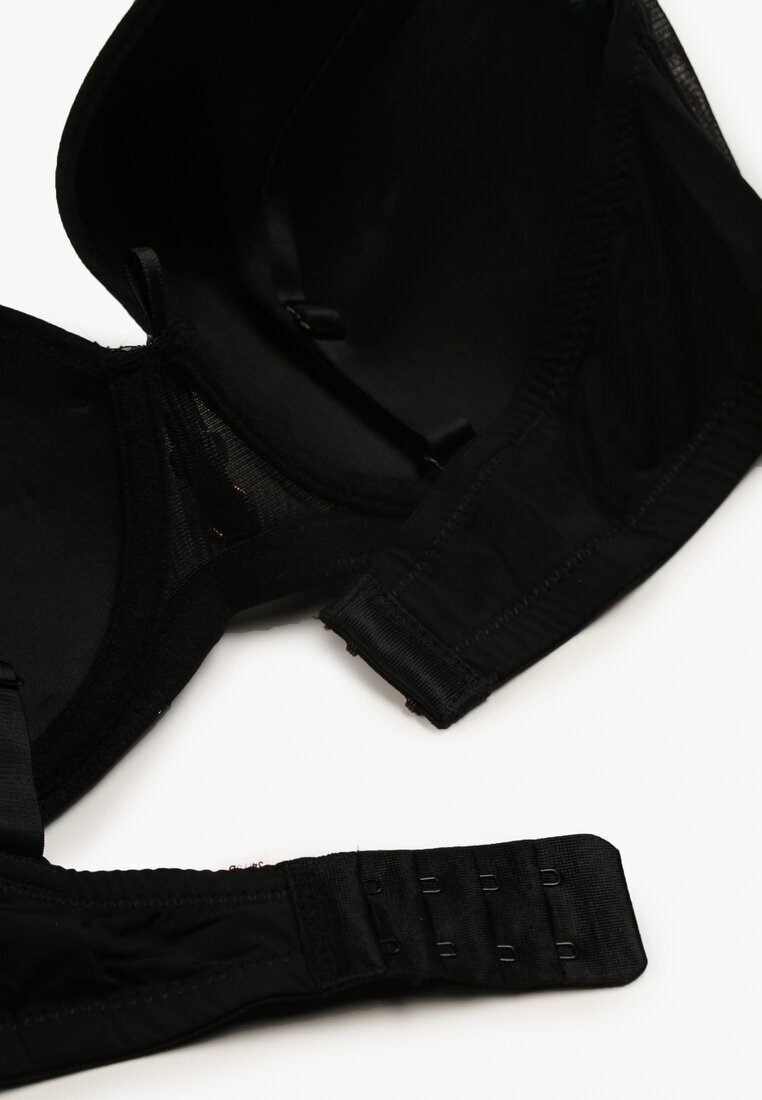  Sutien Negru Decorat Cu Dantelă Full Cup Pasecia