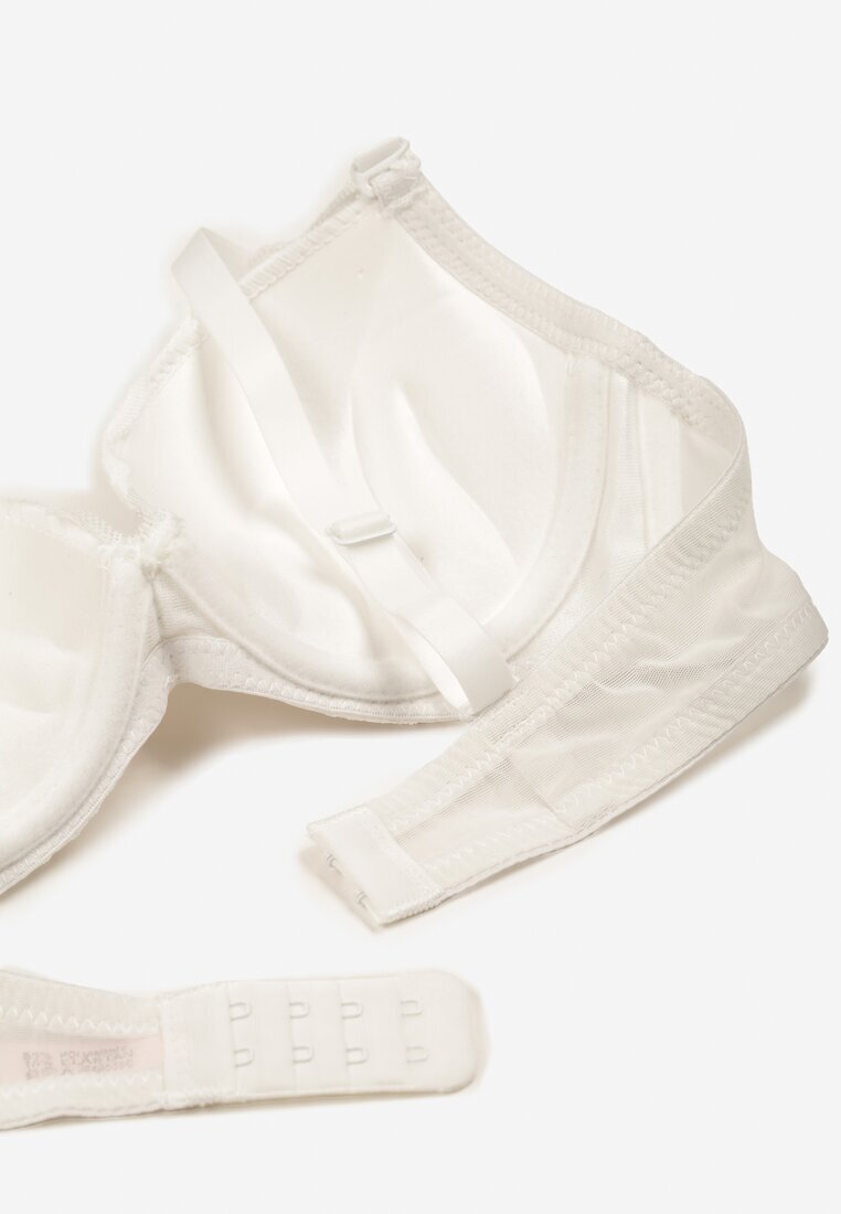  Sutien push-up Bej deschis cu Dantelă și Ornament Metalic Norirae