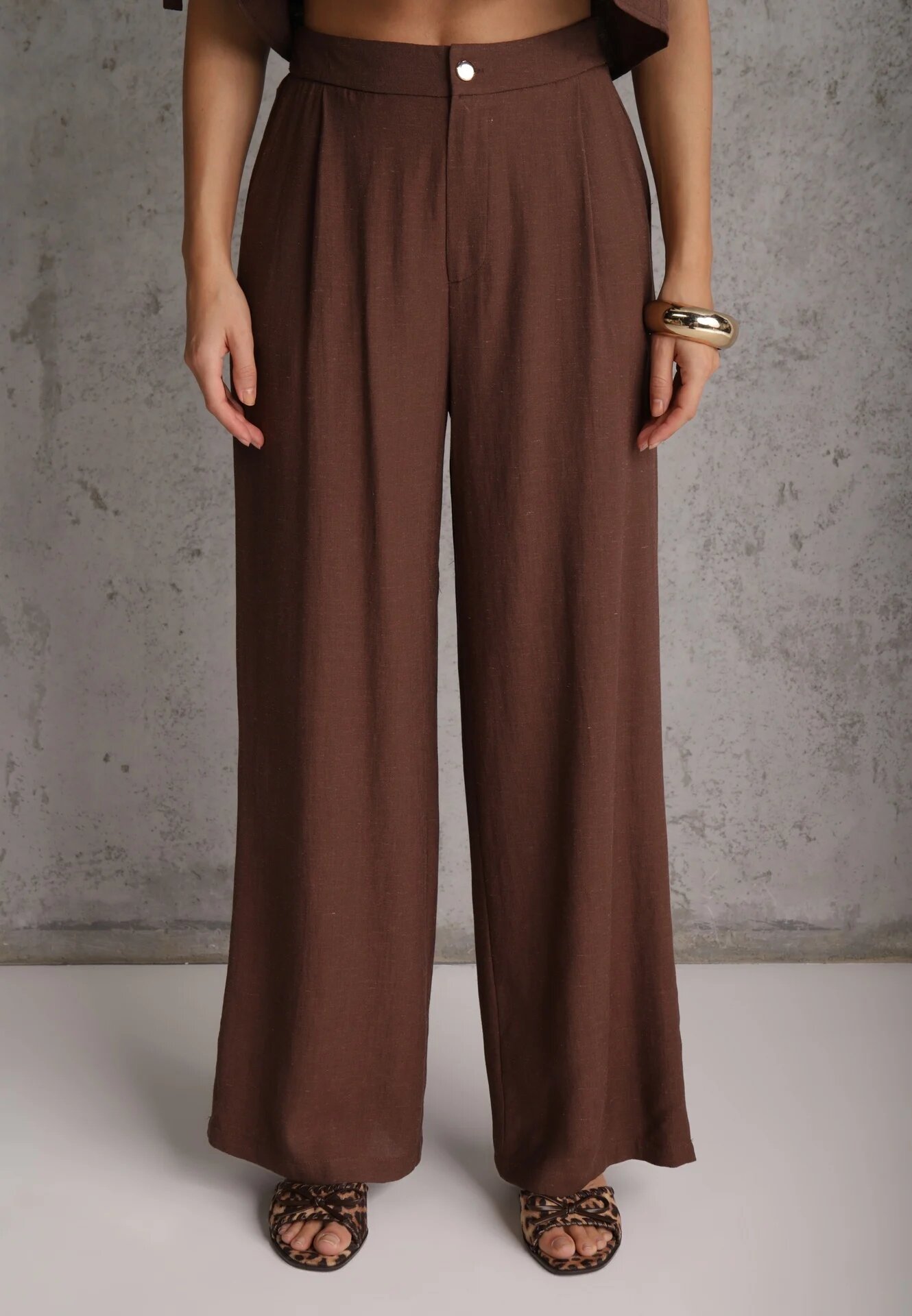 sweet girl Set de vară bogat în vâscoză pantaloni largi și bluză Utility Carolda Maro