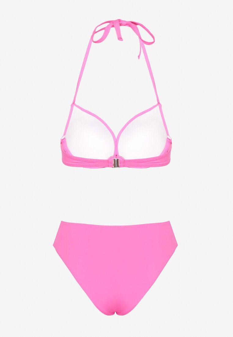 swest Bikini Fuchsia Chilot și Sutien decorate cu legături Saniorie