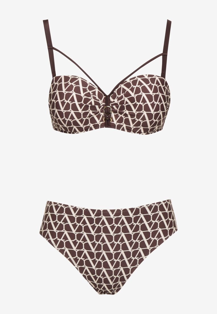 swest Bikini Maro Sutien și Chiloți tip slip cu model geometric Linarissa