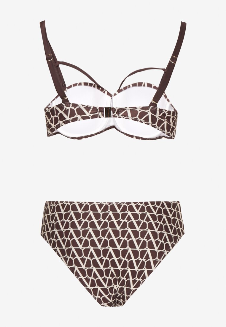 swest Bikini Maro Sutien și Chiloți tip slip cu model geometric Linarissa