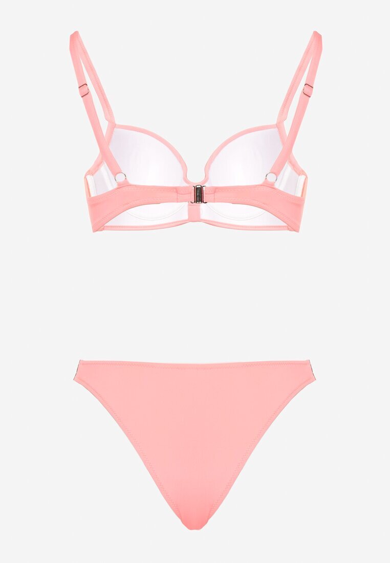 swest Bikini Roz Sutien și Chiloți slip cu aplicație cu zirconii Nateria