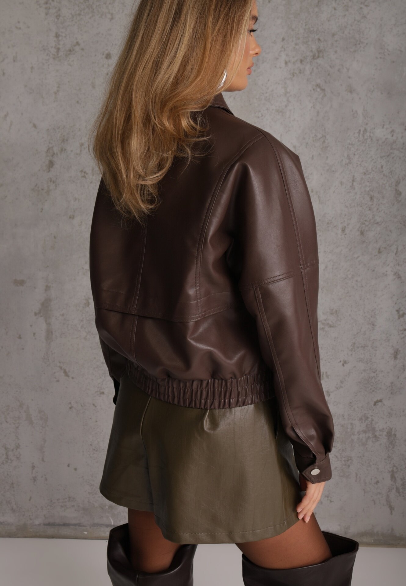 swest Jachetă de tranziție ramonescă în stil bomber jacket cu guler Rajvia Maro