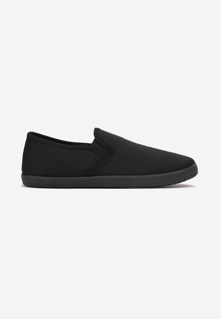  Tenisi Negre Fără șireturi Textil Jaylisa