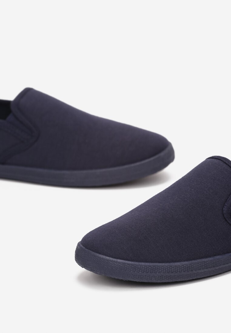  Teniși slip-on din material textil bleumarin Jaylisa