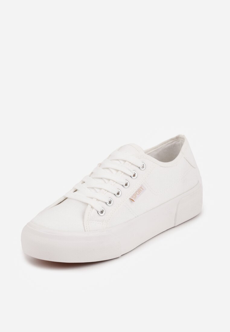 vices Adidași Albi cu Inscripție Rioselle