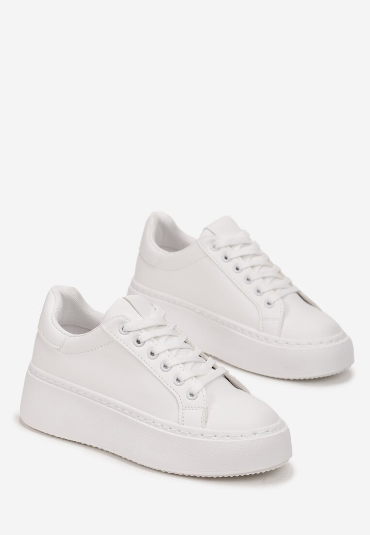 vices Adidași Albi cu Talpă Groasă Cernanda