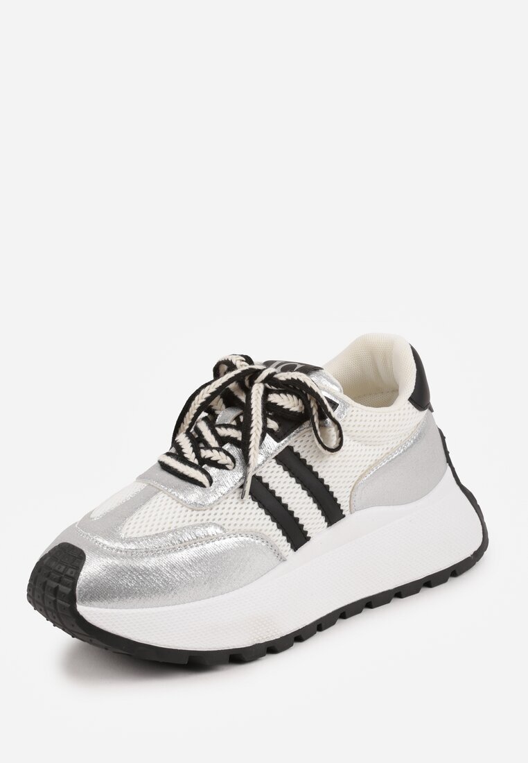 vices Adidași Argintii Streetwear Chunky cu Platformă Ilnatea
