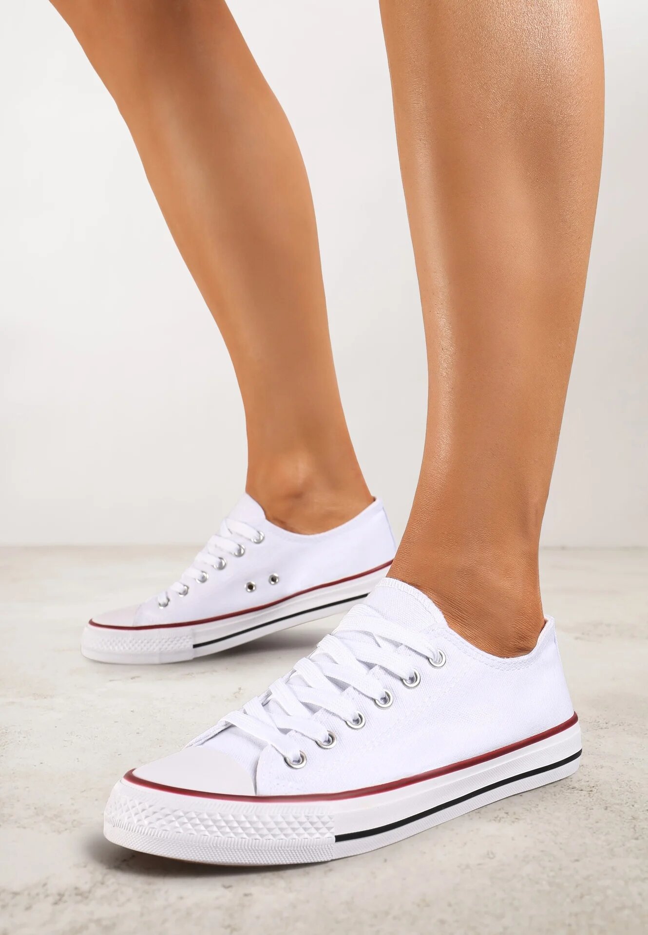 vices Adidași Clasici Albi cu Profil Jos Darling Tyrel