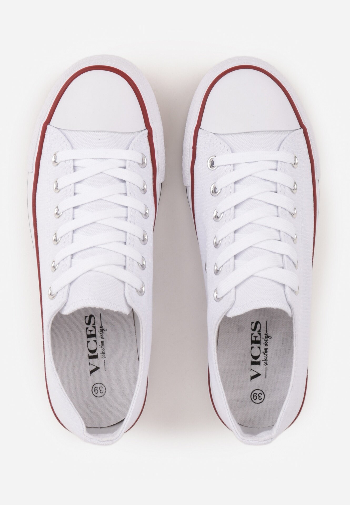 vices Adidași Clasici Albi cu Profil Jos Darling Tyrel