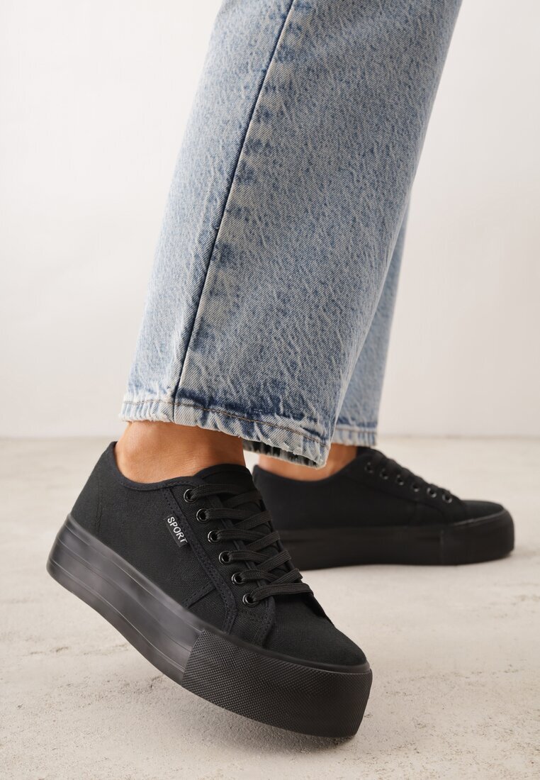 vices Adidași Negri Basici în Stil Minimalist Riosanne