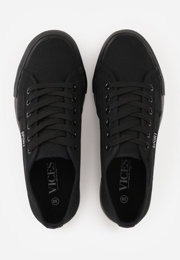 vices Adidași Negri Basici în Stil Minimalist Riosanne
