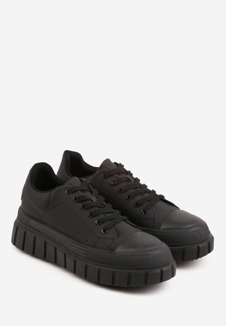 vices Adidași Negri cu platformă stil chunky cu perforații Hypsyllis