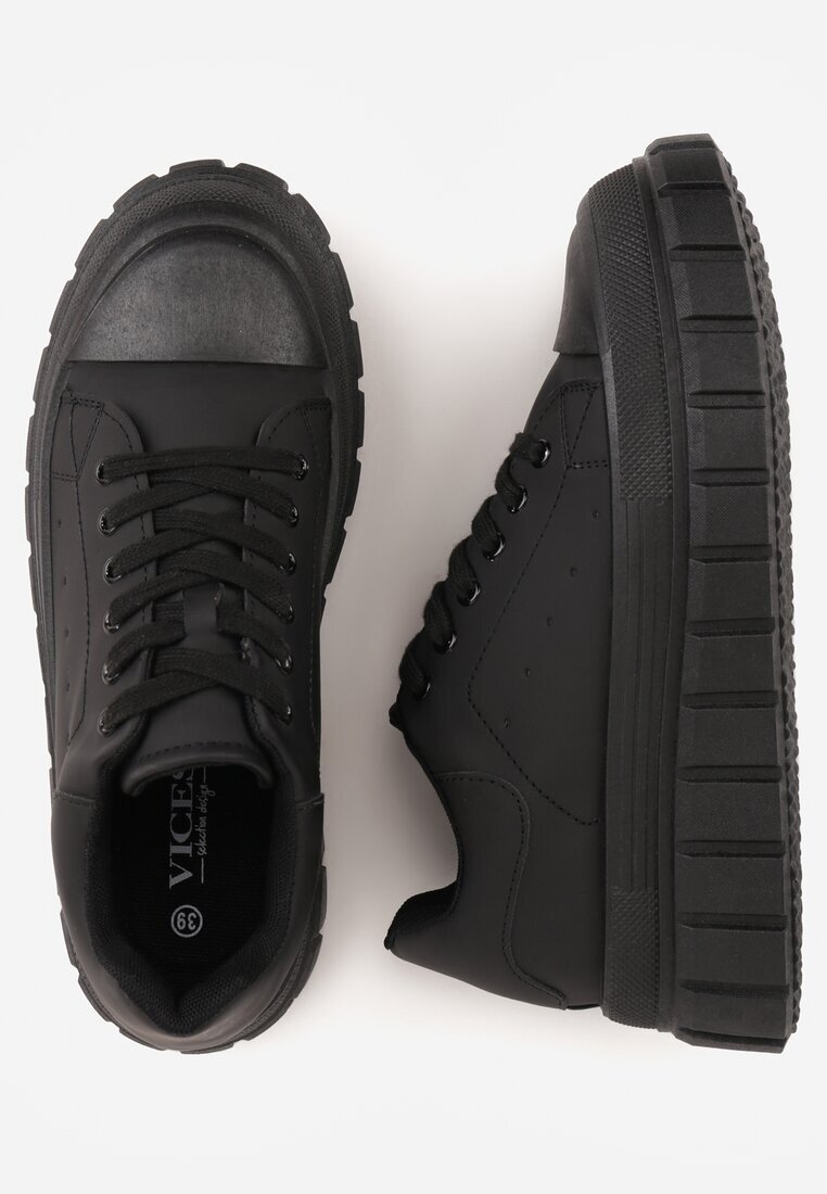 vices Adidași Negri cu platformă stil chunky cu perforații Hypsyllis