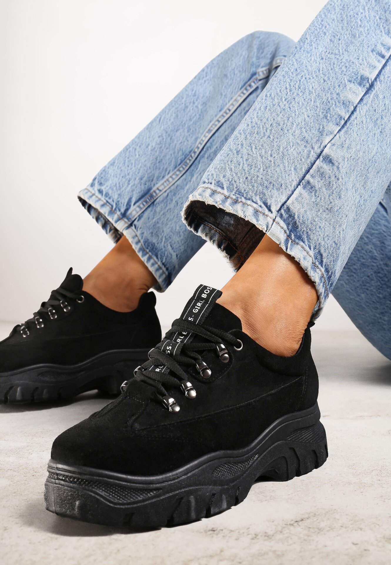 vices Adidași Negri din Imitație de Piele Farwynn