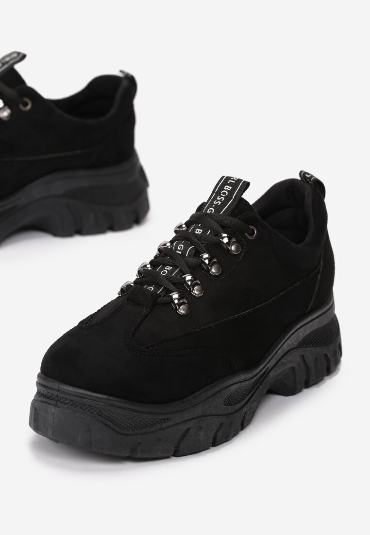 vices Adidași Negri din Imitație de Piele Farwynn