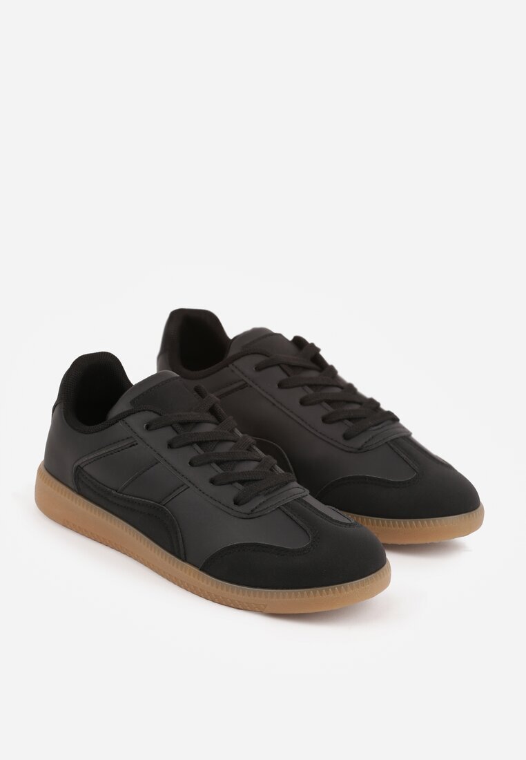vices Adidași Negri joși cu Cusături Decorative Redala