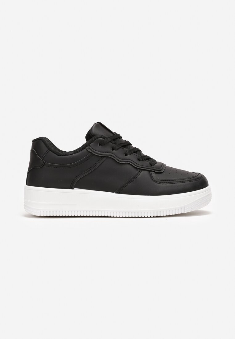 vices Adidași Negru-Alb Cu șireturi cu Talpă Groasă Taleith