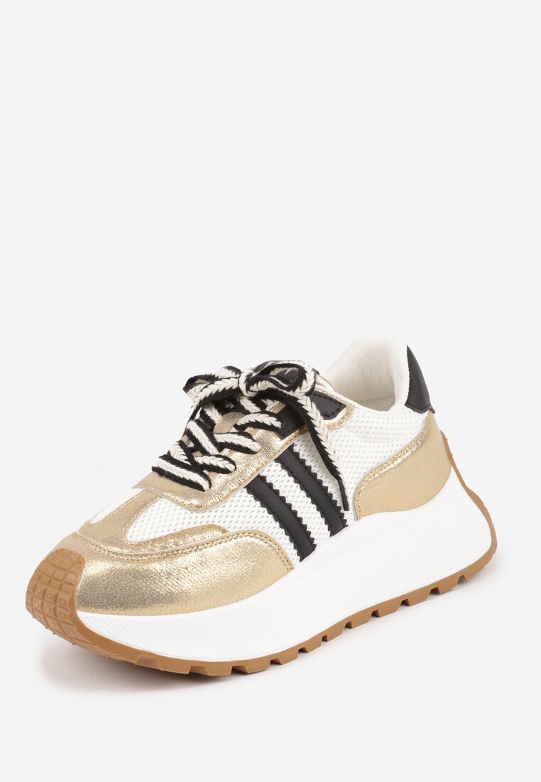 vices Adidași Streetwear Aurii Chunky cu platformă Ilnatea