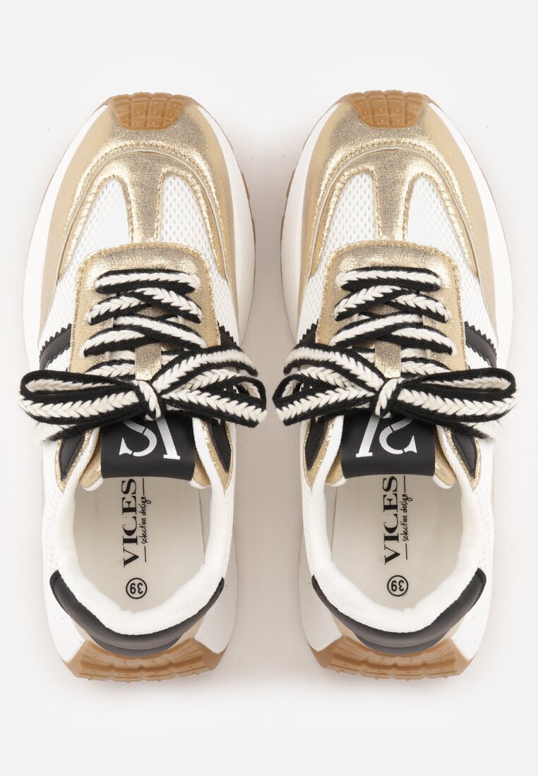 vices Adidași Streetwear Aurii Chunky cu platformă Ilnatea