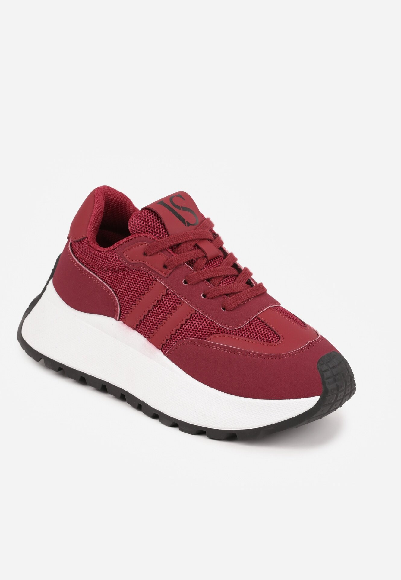 vices Adidași Vișinii Cu șireturi pe platformă cu curele decorative Seliniel