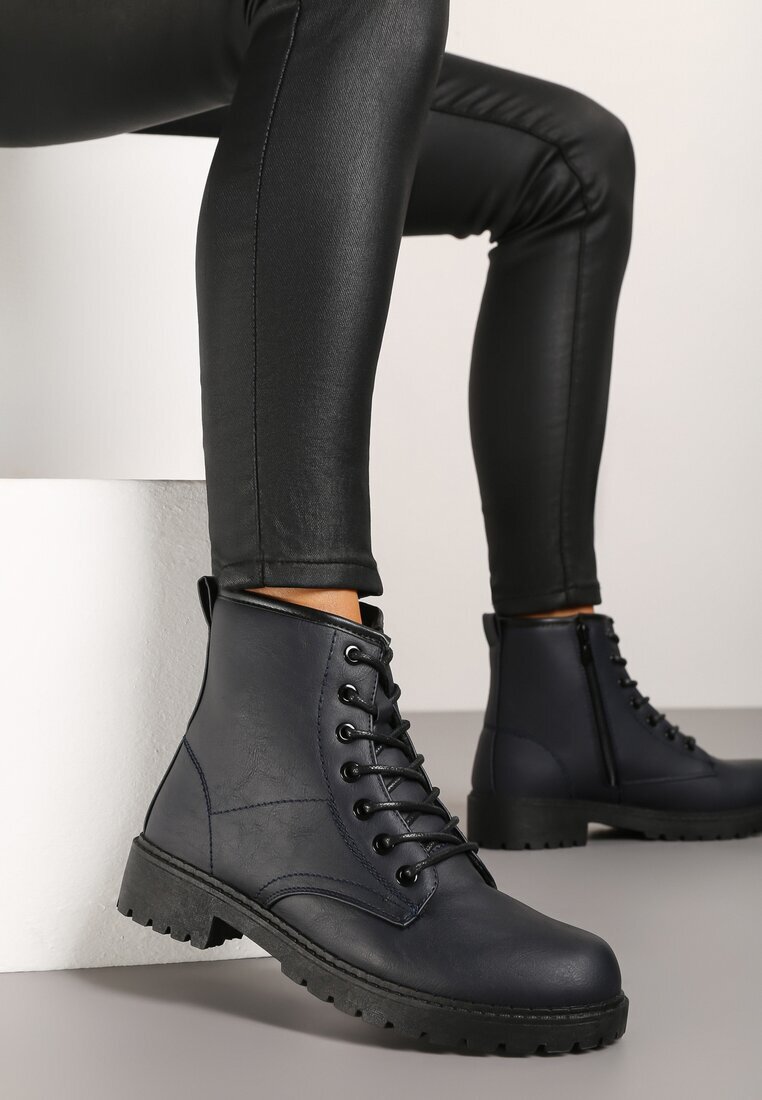 vices Botine bleumarin Baines