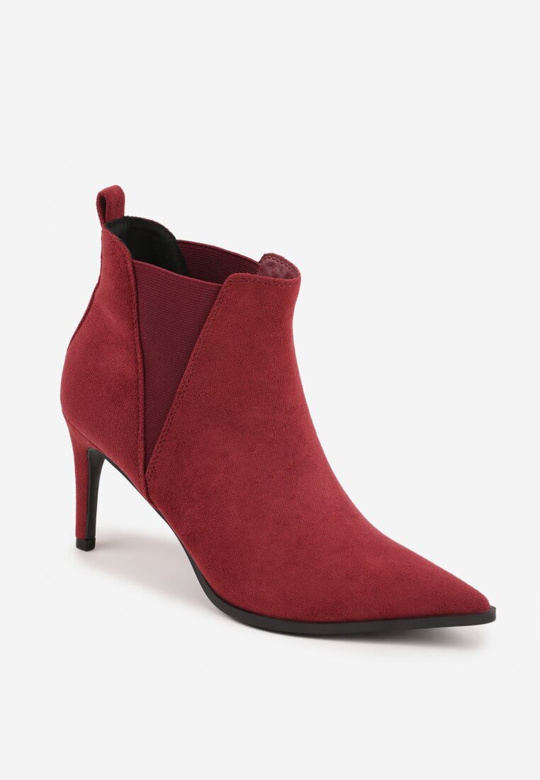 vices Botine Bordo cu toc cui în stil clasic cu inserție elastică Vittania