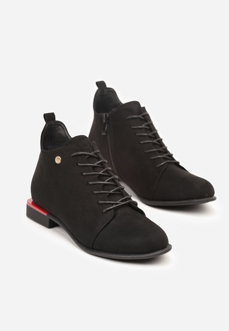 vices Botine Negre Ghete din imitație de piele întoarsă Aliff